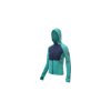 Jacheta COOLMAX THERMO pentru femei SENSOR verde mare/albastru închis - verde/albastru