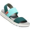 KEEN Sandale Femei Elle Backstrap Albastru/Verde