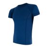 SENSOR MERINO AIR pánské triko kr.rukáv    (Barva Modrá, Velikost XL)