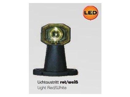 1090 pozicka superpoint cerveno bila led 24v