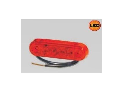 1138 pozicka led pro slim 24v cervene