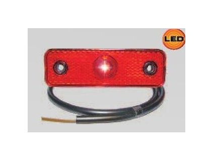 1150 pozicka led cervena aspock 24v 0 5m