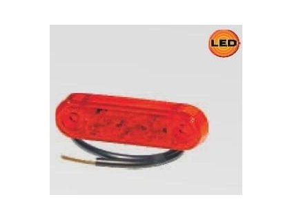 1396 pozicka led pro slim 12v cervena