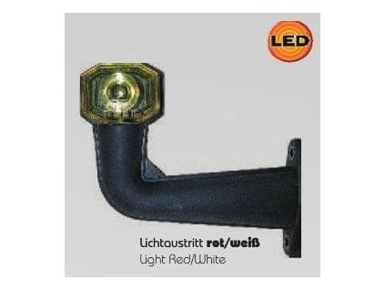 1435 pozicka superpoint cerveno bila led zahnuta