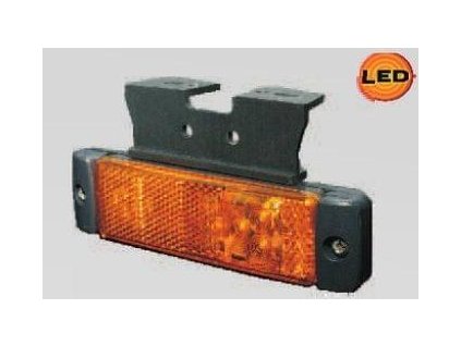 1564 pozicka led 12 24v oranzova vodorovna