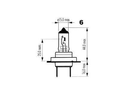 5365 12v h7 55w silver 50 osram