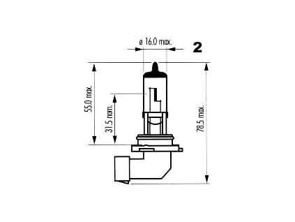 5476 12v h11 55w pgj 19 2 osram