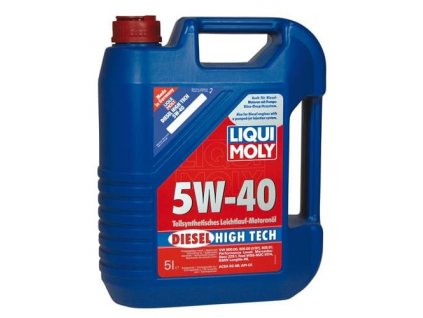 592 motorovy olej diesel high tech 5w 40 5l lm 1332