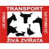 3640 transport zivych zvirat cedule sklapovaci