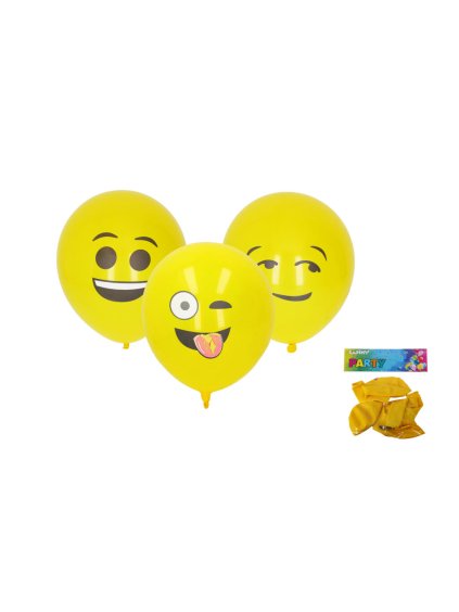 balónky, smajlíci