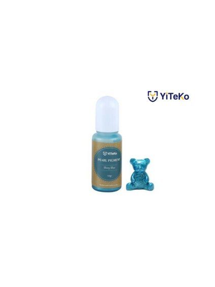 perleťový pigment, shiny, blue