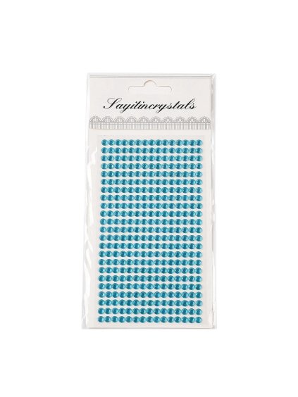 barevné, kamínky, modré, samolepky (3)