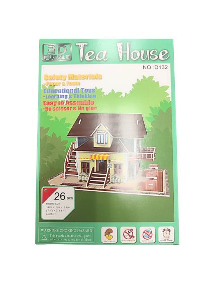 tea house, skládačka,