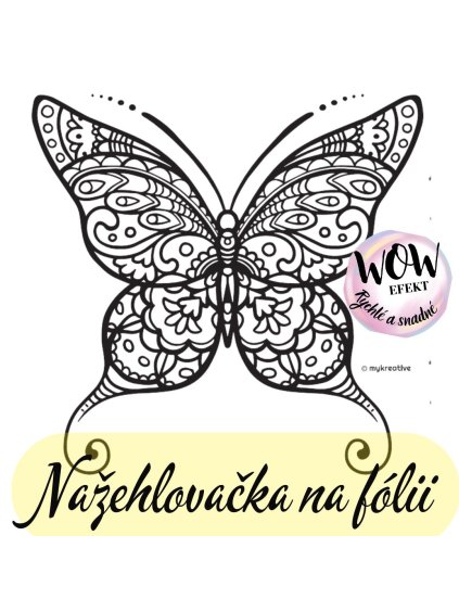 NNF65 mandala motýl