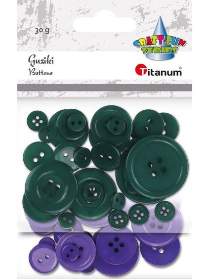 zelený, modrý, knoflíky