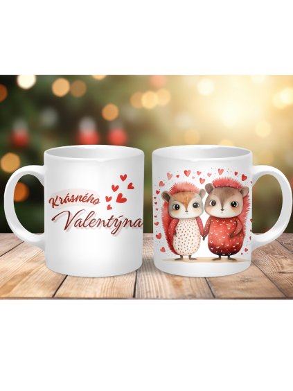 hrnek, valentýn