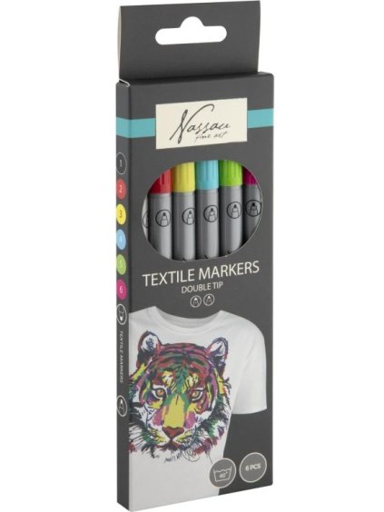 Fixy na textil - 6 kusů - ar0157/GE