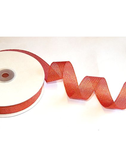 Stuha lurexová metalická, WB7032, šíře 38 mm/ 1 metr
