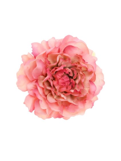 Umělý květ, PIVOŇKA, tm. růžová, 4cm, 1ks