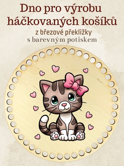 dno na hačkovane kosiky
