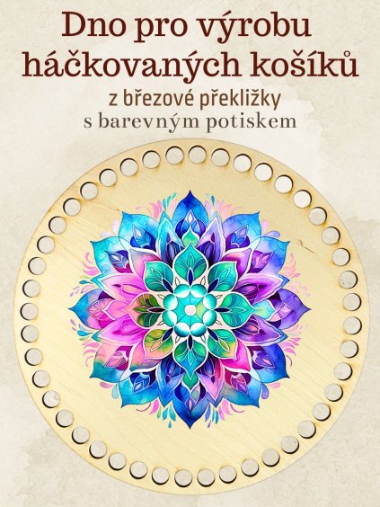 dno na hačkovane kosiky