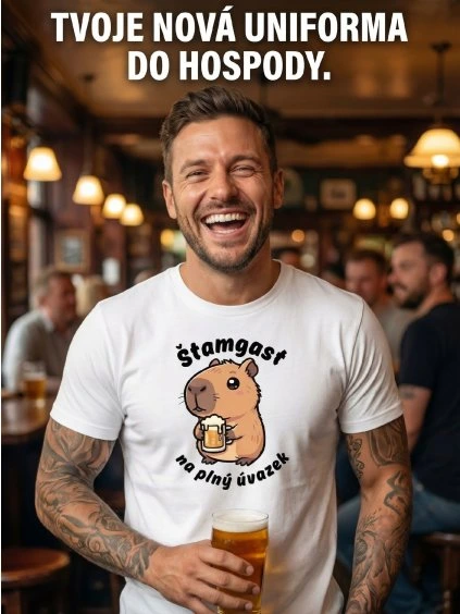 Tričko Štamgast na plný úvazek