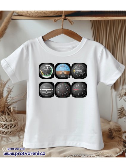 TSP512 bílé tričko dětské bílá barva trička