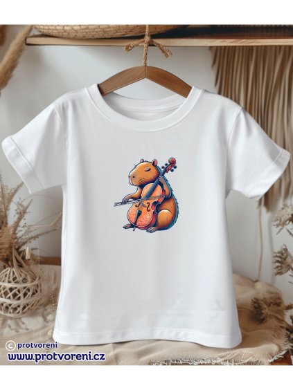 TSP514 bílé tričko dětské bílá barva trička