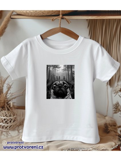 TSP518 bílé tričko dětské bílá barva trička