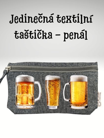 šedá taštička pen13