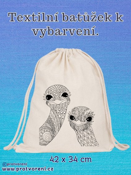 batoh k vybarvení TBJOM19