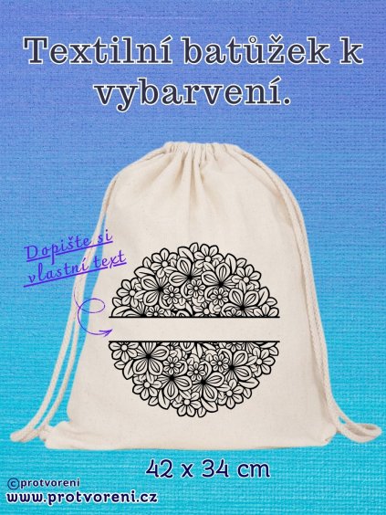 batoh k vybarvení TBJOM24