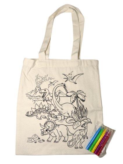 taštička k vybarvení 12042 dino