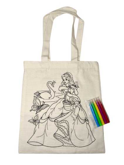 taštička k vybarvení 12042 princezna