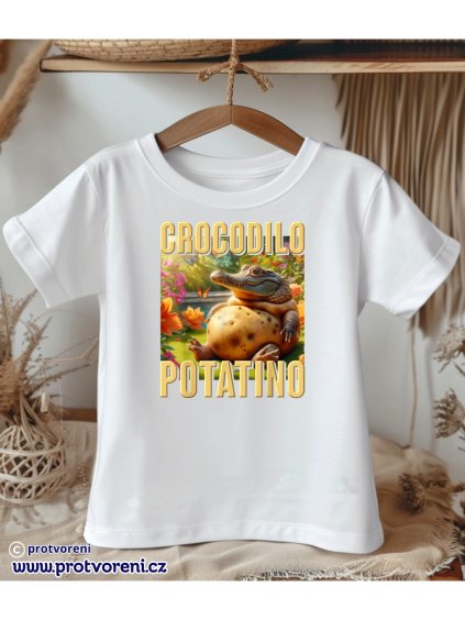 TSP527 bílé tričko dětské bílá barva trička