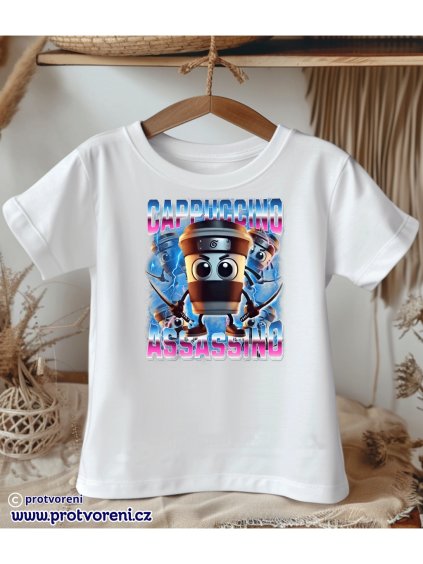 TSP528 bílé tričko dětské bílá barva trička