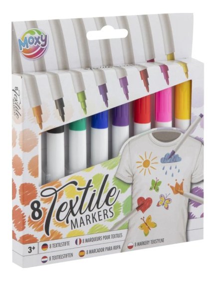 Textilní fixy 8 ks - 150035