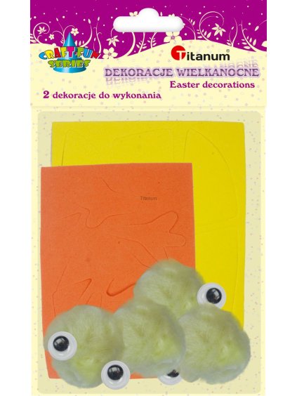 Pěnov. sada+bambulky, kuřátko