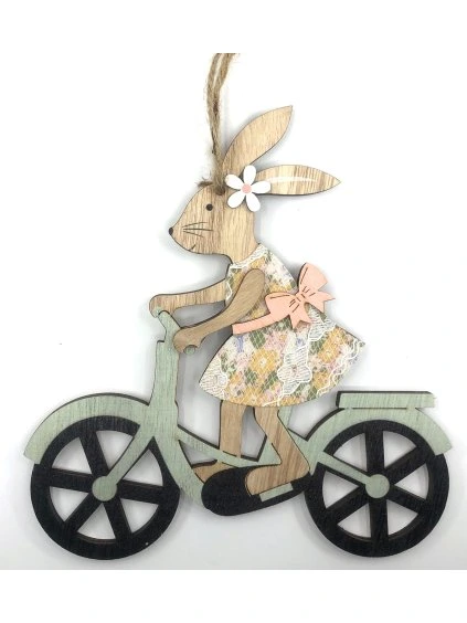králičice na kole, zelené kolo