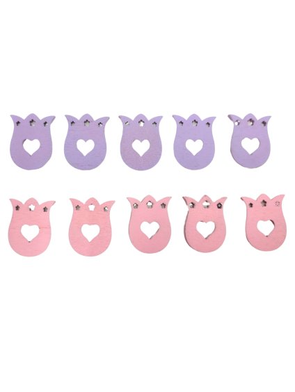 DŘEVĚNÁ DEKORACE, TULIPÁN§