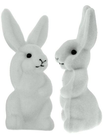 plastový králík, dekorace