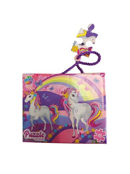 400089 puzzle unicorn 45 dílů