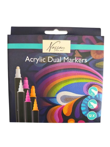 AR077000 akrylové popisovače sada 12 ks 2