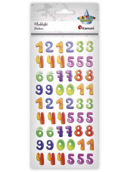 649810 samolepky číslice