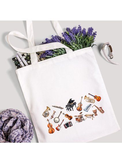 taška , hudební nástroje mix