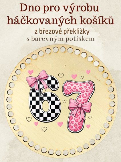 TSP532 dno na hačkovane kosiky