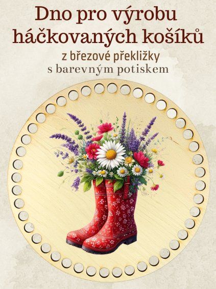 NNF819 dno na hačkovane kosiky