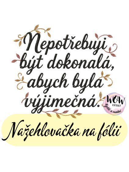 nažehlovačka, NNF825