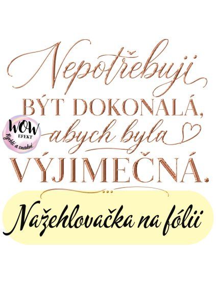 nažehlovačka, NNF826