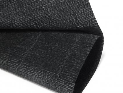 BALENÍ 50 cm x 70 cm krepový papír, tvarovatelný, barva černá